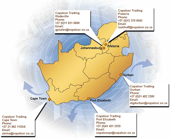 Copalcor Trading locations