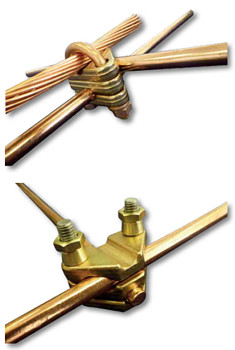 JB Clamps in Brass or Copper