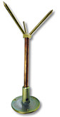 3-pointed brass finial nut type
